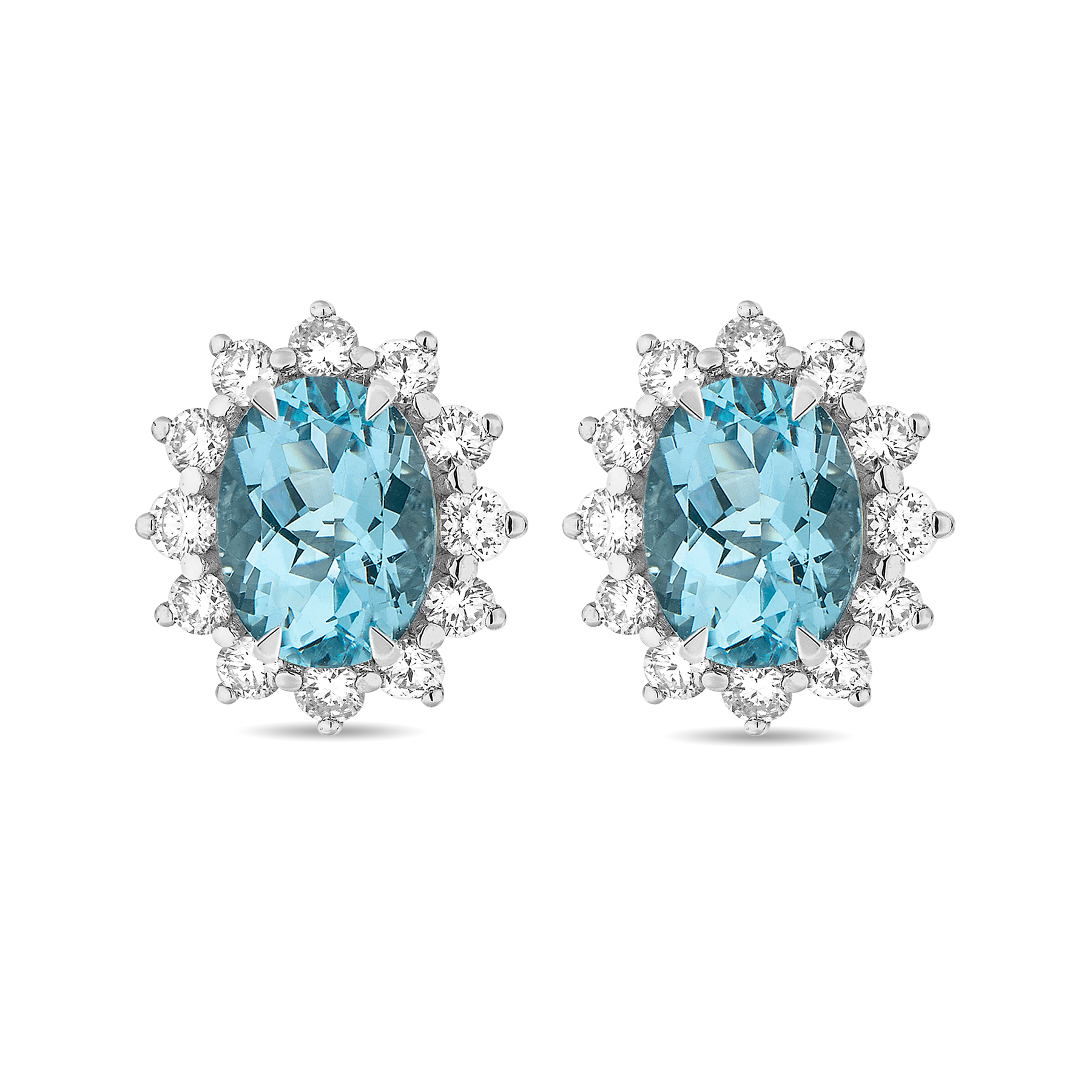 Blue Topaz Studs