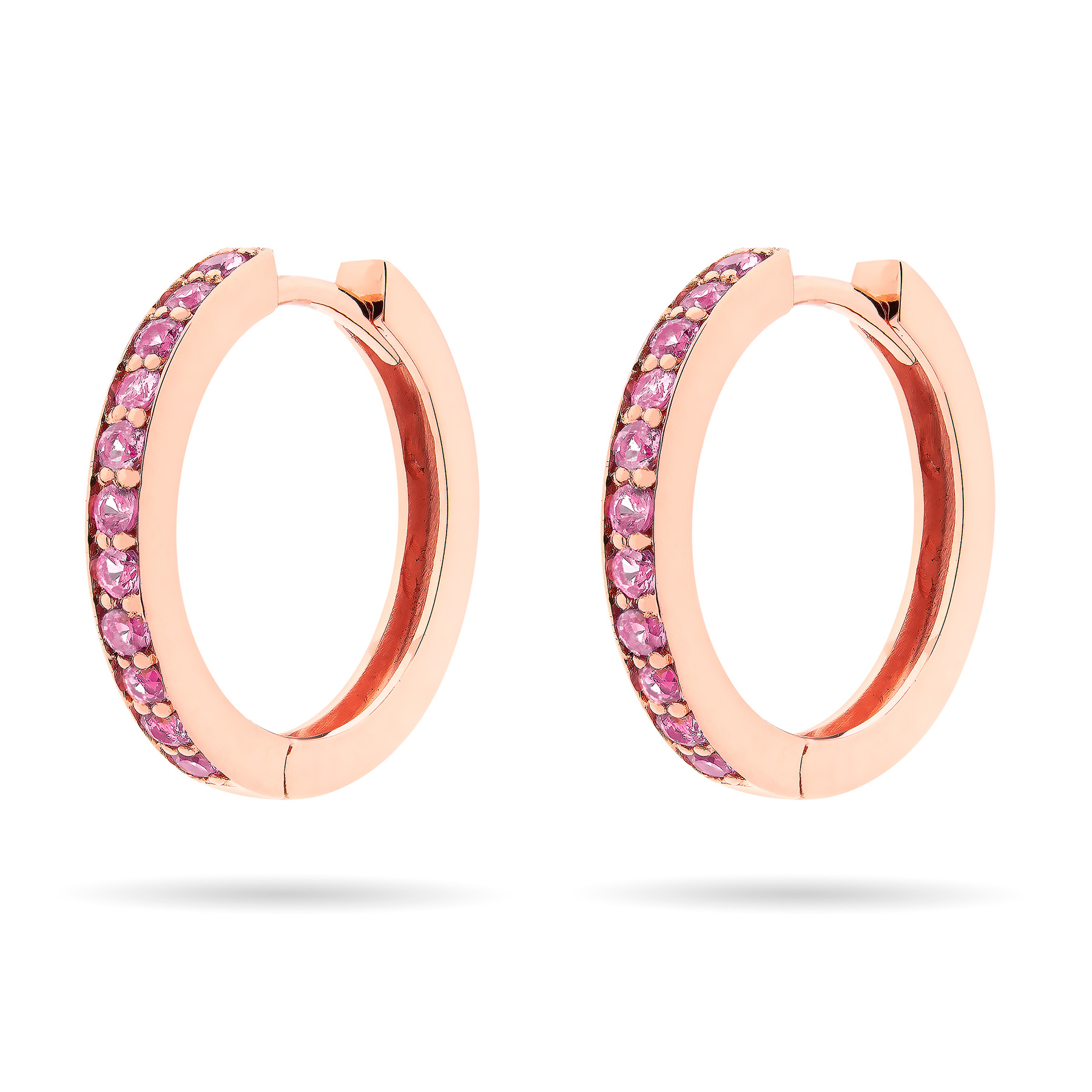 Rose Gold Hoops
