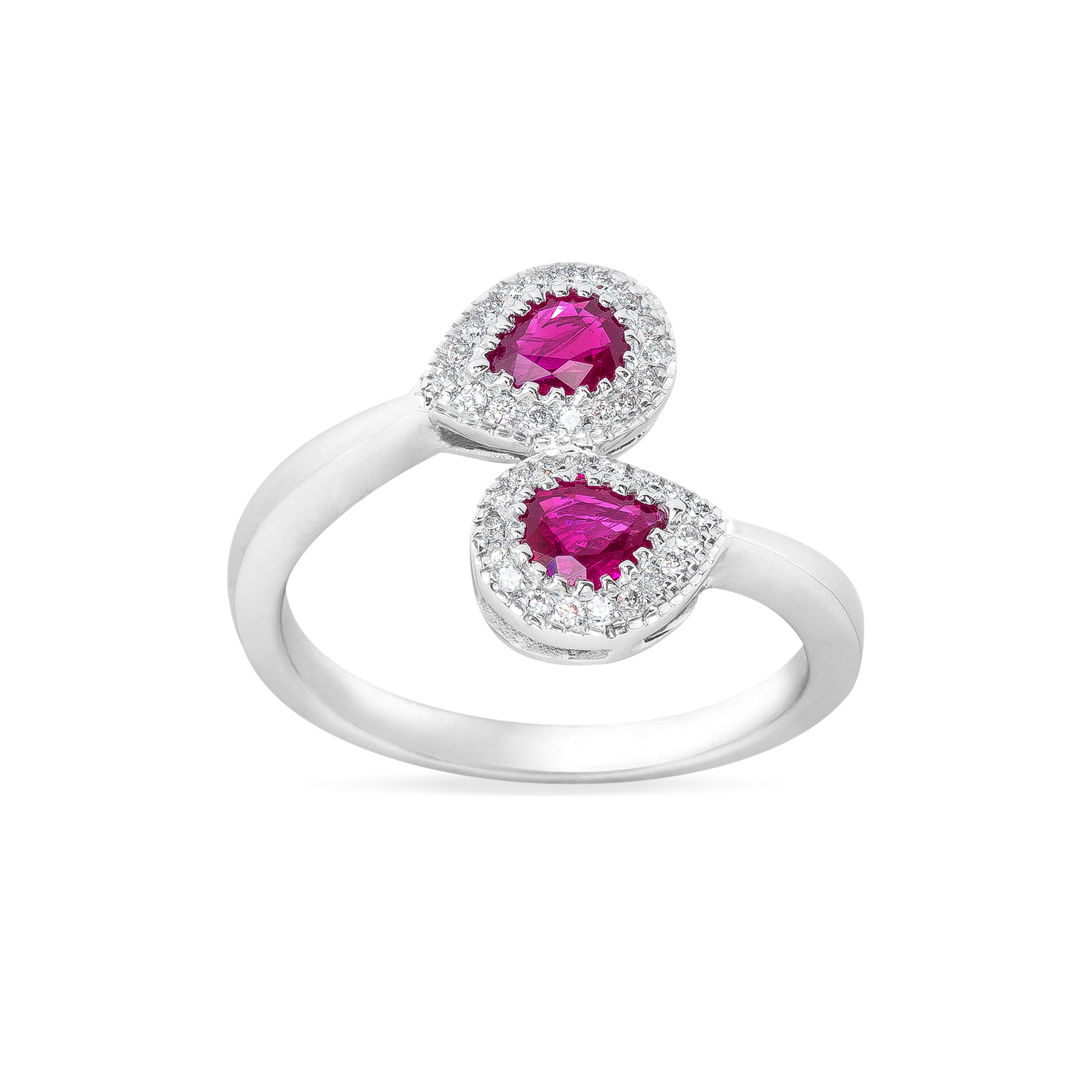 Ruby Diamond Pear
